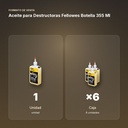 ACEITE PARA DESTRUCTORAS FELLOWES BOTELLA 355 ML - formato de venta: caja de 6