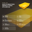 GAVETA MINISTERIO AMARILLO FAIBO 375x265x90 - resumen de atributos