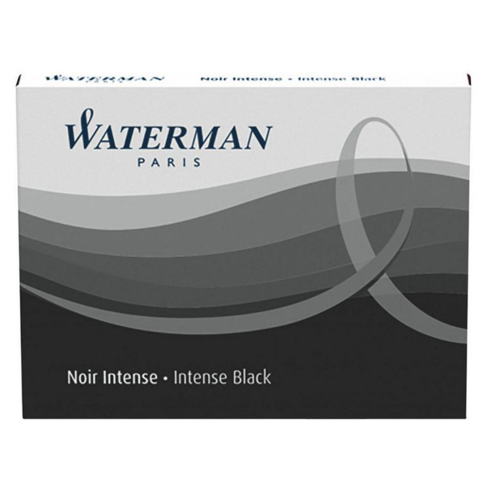 CARTUCHO PLUMA WATERMAN NEGRO PACK 8 UDS 