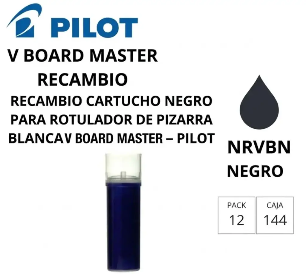 RECAMBIO PILOT V BOARD MASTER NEGRO