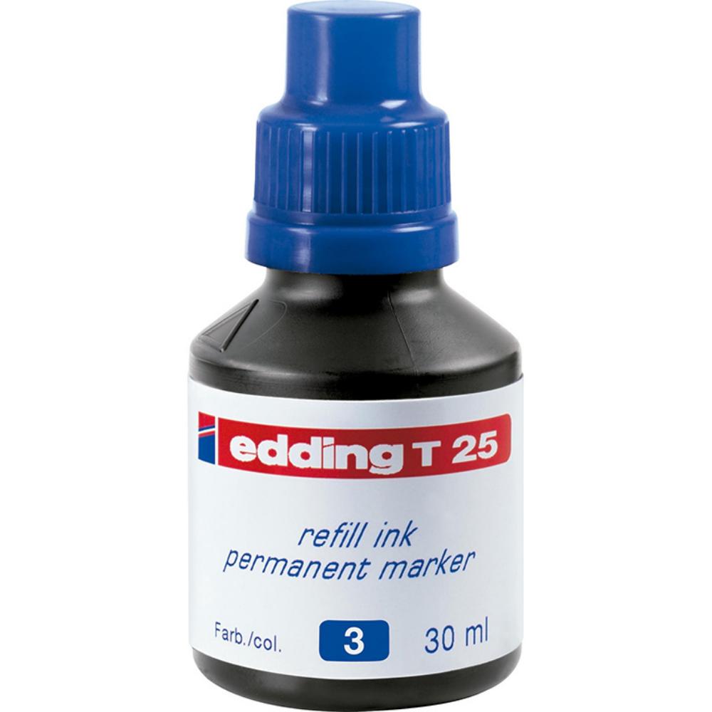 TINTA EDDING AZUL T-25 PARA ROTULADOR EDDING 25 ML