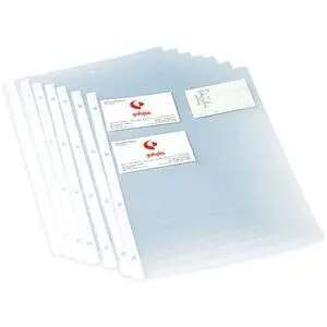 RECAMBIOS EXACARD 60 FUNDAS MOVIBLES PARA TARJETAS DE VISITA 19 X 12,5 CM