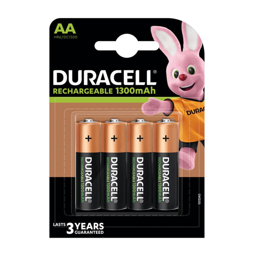 PILAS DURACELL RECARG. AA BLISTER 4 UDS