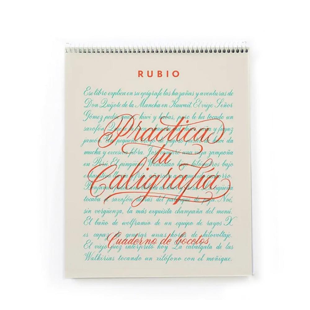 CUADERNO RUBIO BLOC DE BOCETOS CALIGRAFÍA