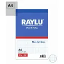BLOC NOTAS MICROPERFORADO RAYLU A4 60 GRAMOS 80 HOJAS CUADRICULA 4 MM