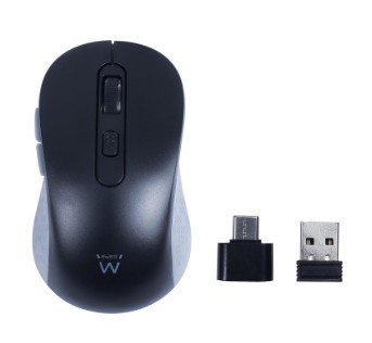 RATÓN INALÁMBRICO 2,4 GHZ SILENCIOSO EWENT EW3204