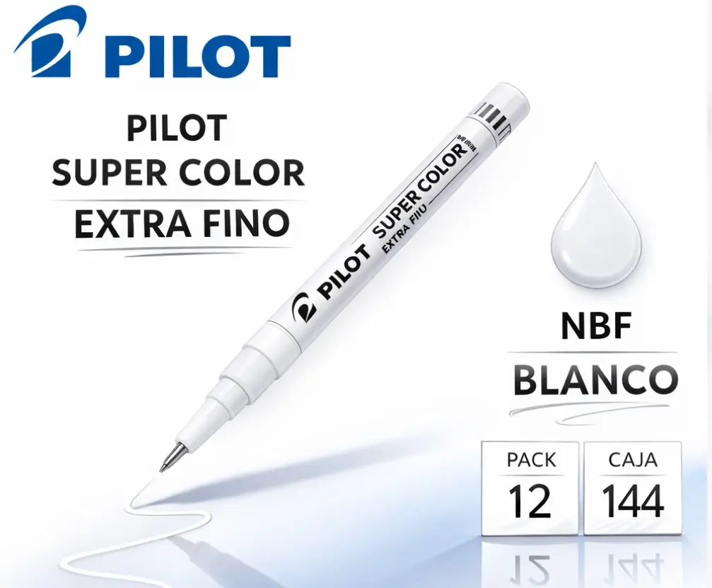 ROTULADOR PILOT BLANCO EXTRA FINO