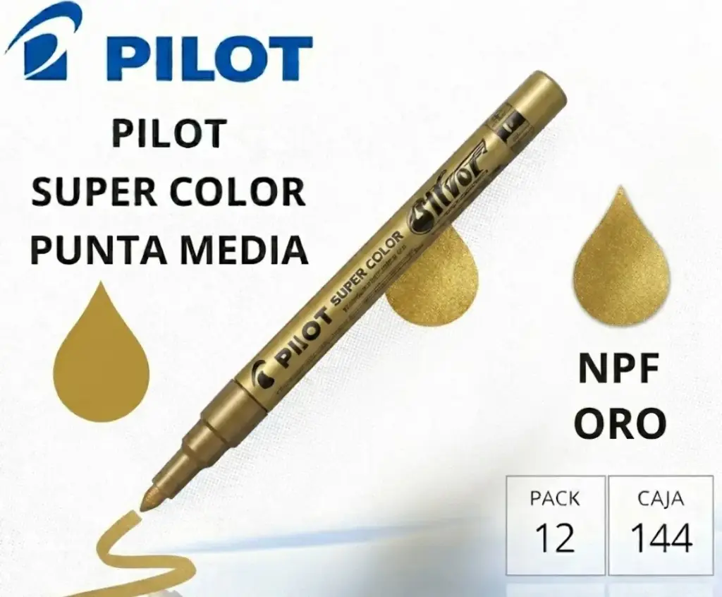 ROTULADOR PILOT ORO MEDIO