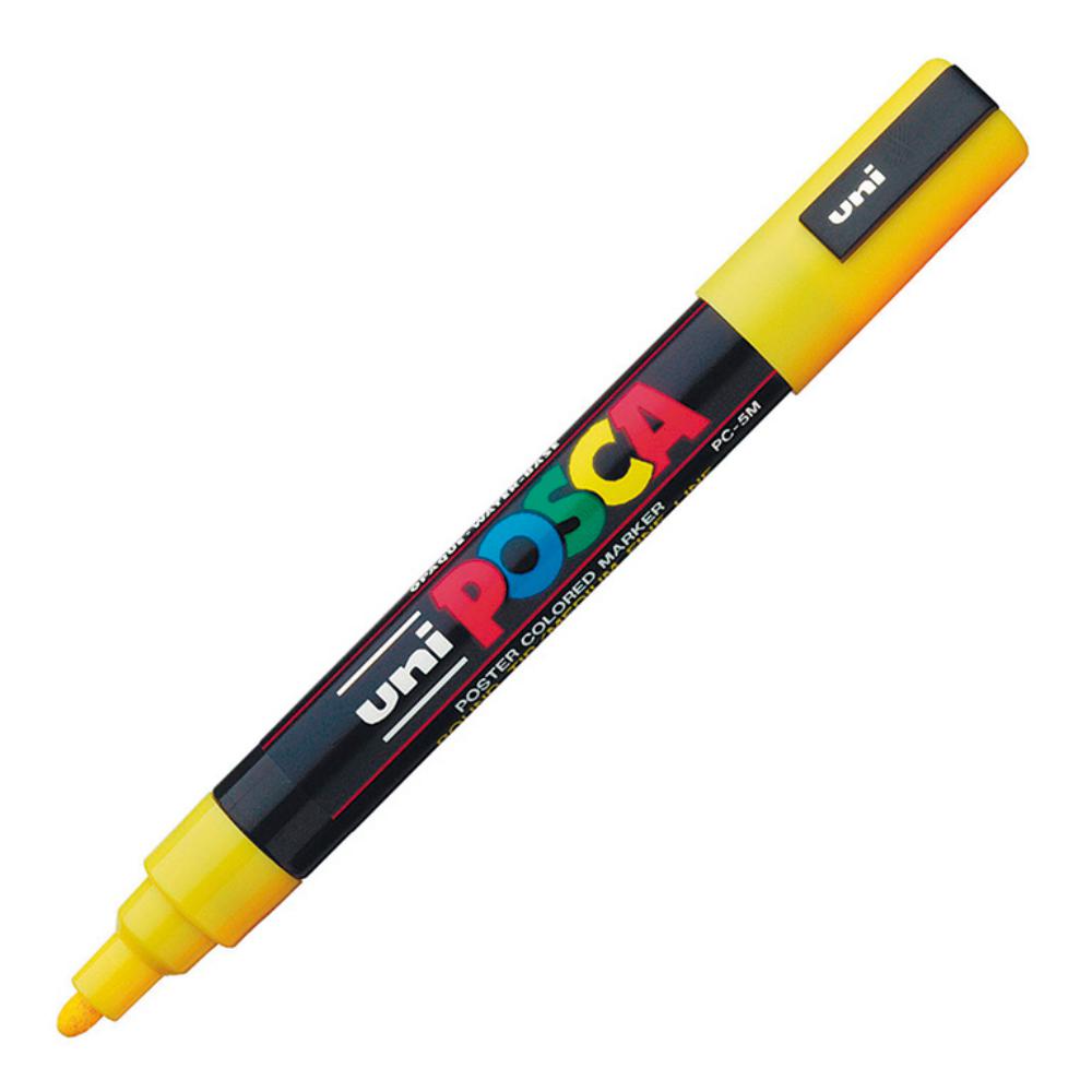 ROTULADOR POSCA PC-5M AMARILLO PUNTA 