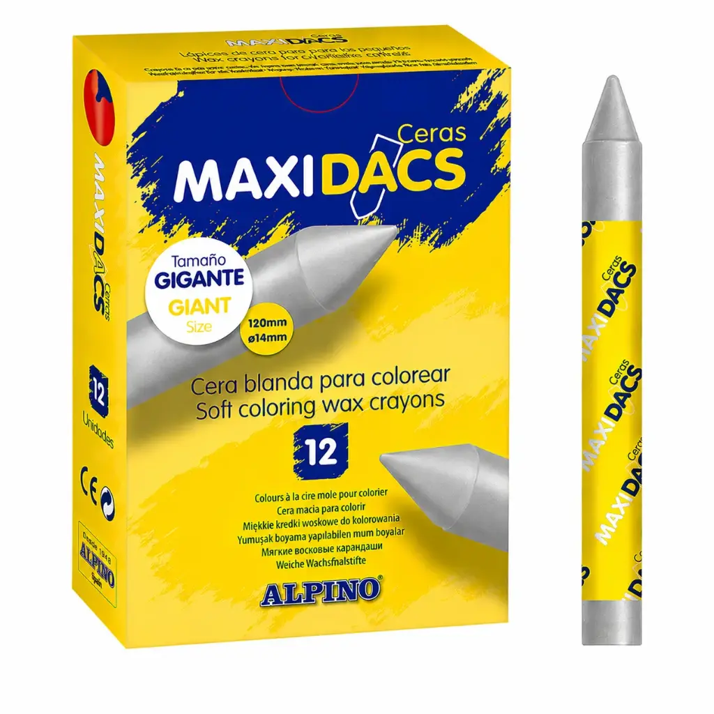 CERAS MAXIDACS PLATA 12UDS