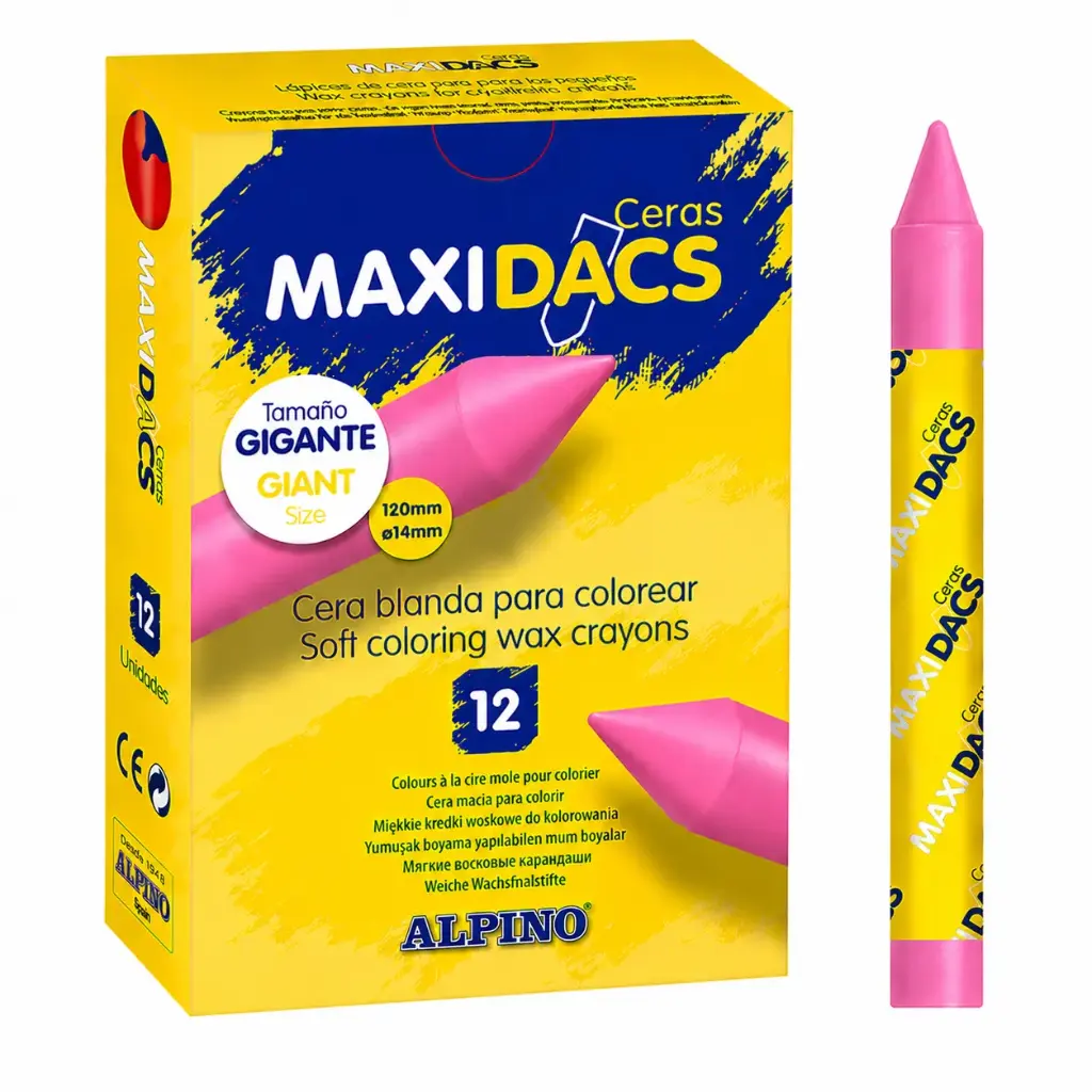 CERAS MAXIDACS ROSA 12UDS