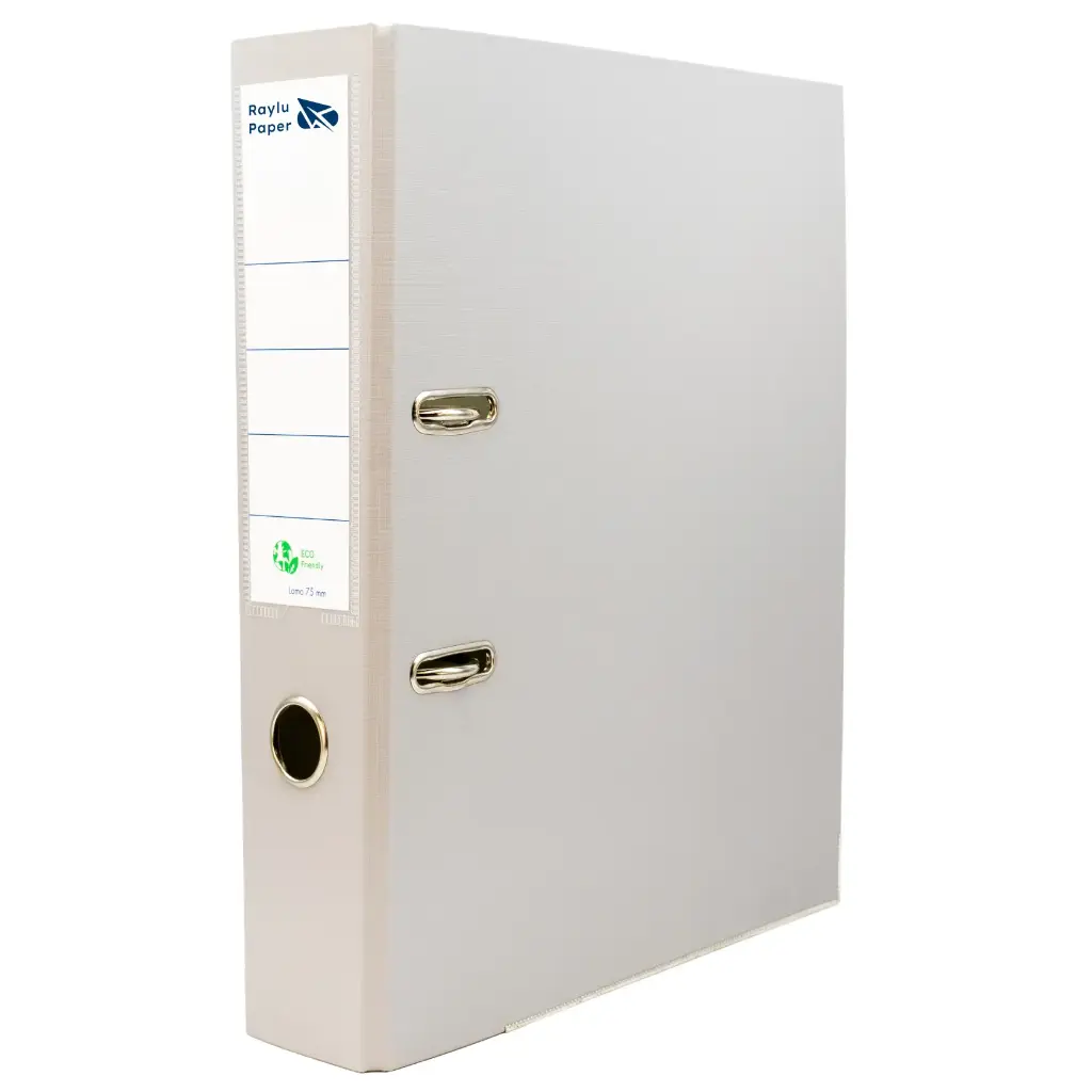 ARCHIVADOR RADO RAYLU A4 LOMO ESTRECHO 50MM PP GRIS