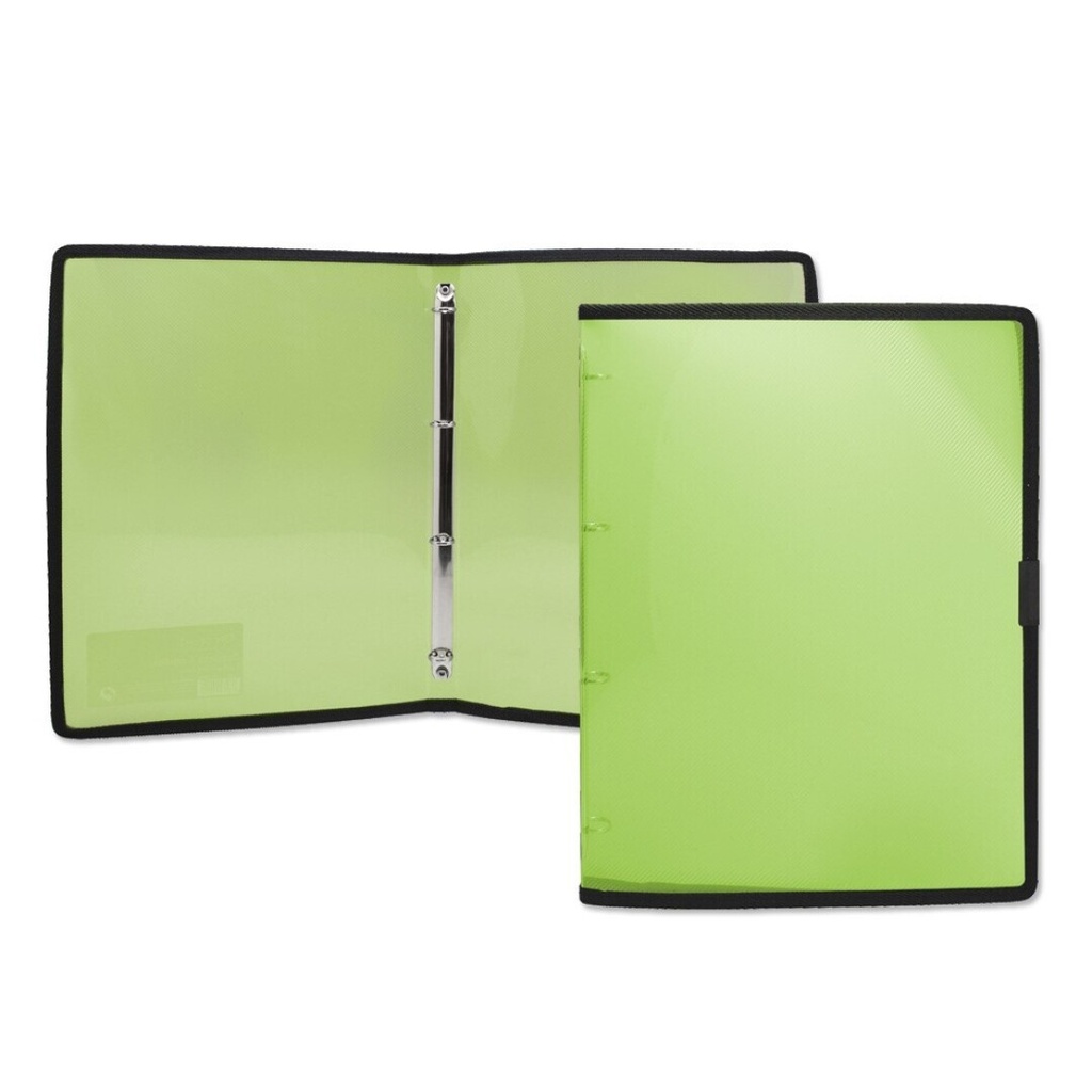 CARPETA OFFICE CLUB A4 PP 4 ANILLAS 16MM VERDE
