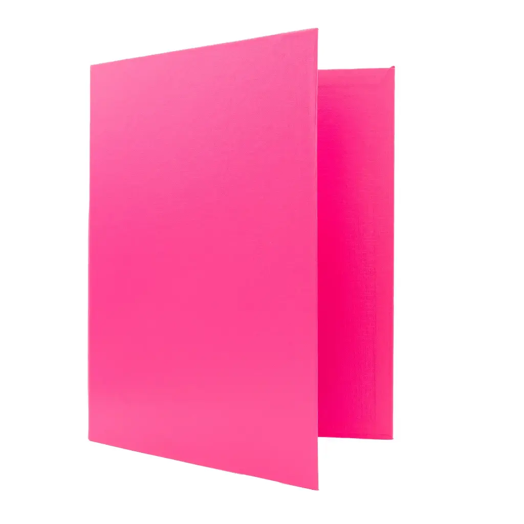CARPETA RAYLU PAPER FOLIO 4 ANILLAS 25MM FUCSIA PASTEL CARTÓN FORRADO PP 