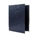 CARPETA RAYLU PAPER FOLIO 4 ANILLAS 40MM NEGRO CARTÓN FORRADO PP 