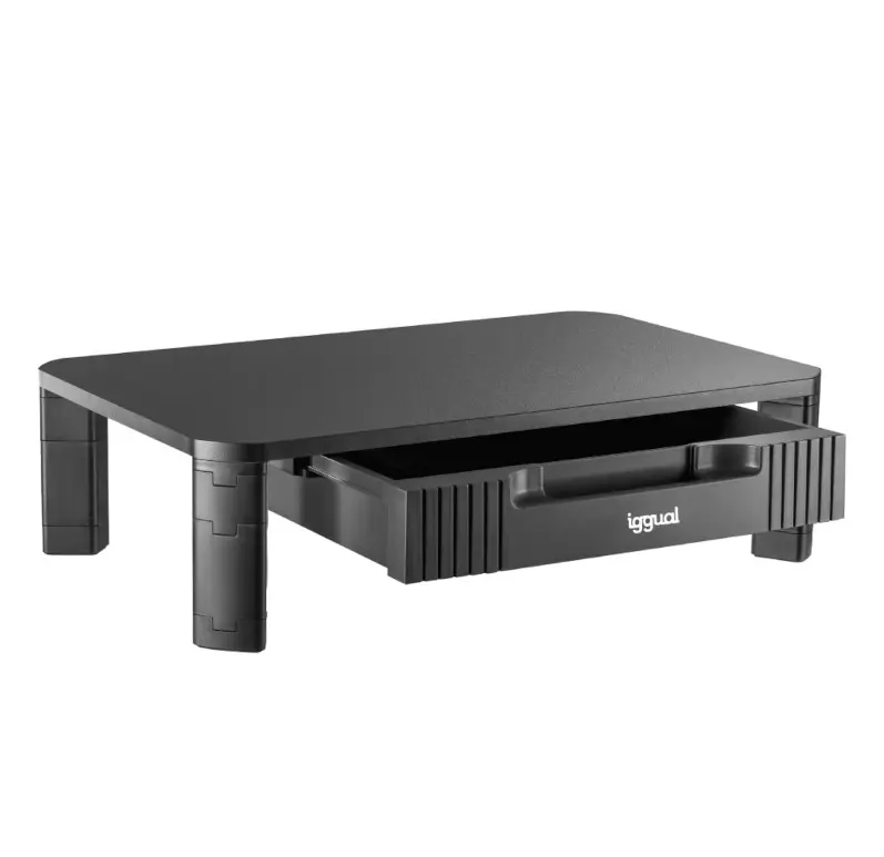 ELEVADOR MONITOR IGGUAL EM1C 1 CAJÓN NEGRO