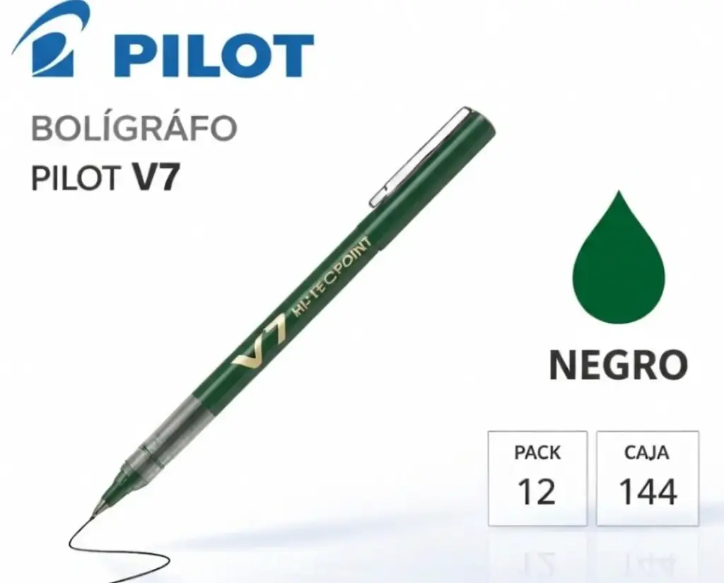 BOLÍGRAFO PILOT V7 VERDE 