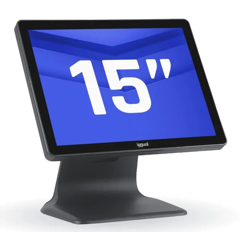 TPV AIO 15" TÁCTIL IGGUAL N100 4GB+128GB 6USB WIFI no SO