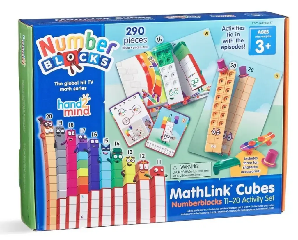 SET DE ACTIVIDADES CON CUBOS ENCAJABLES DE CONTEO 1-10