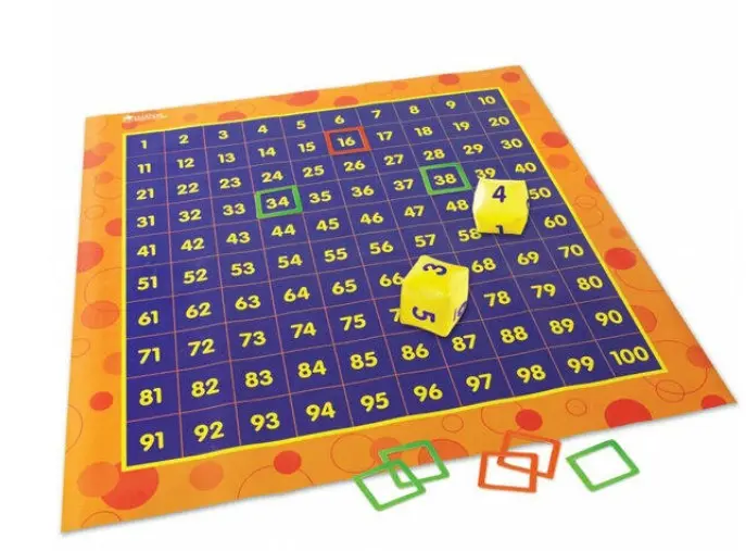 ALFOMBRA NUMÉRICA GIGANTE DEL 1 AL 100