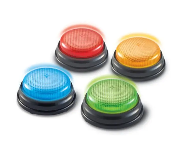 PULSADORES DE RESPUESTA CON LUZ Y SONIDO