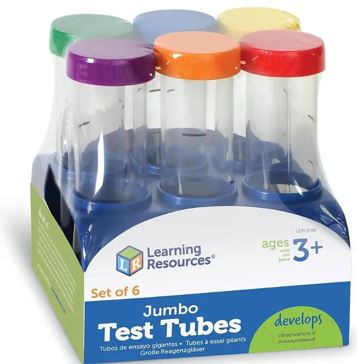 TUBOS DE ENSAYO JUMBO CON SOPORTE