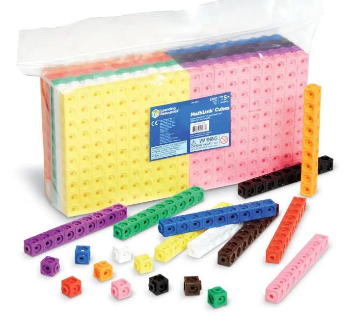 CUBOS ENCAJABLES DE CONTEO 2X2 1000PIEZAS