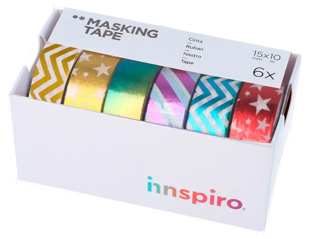 CINTA MASKING METAL 6 UNIDADES