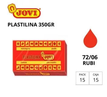 PLASTILINA JOVI GRANDE 72 RUBI 350G