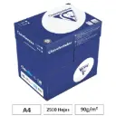 PAPEL A4 90GR BLANCO CAJA 5 PAQUETES 500 HOJAS CLAIREFONTAINE