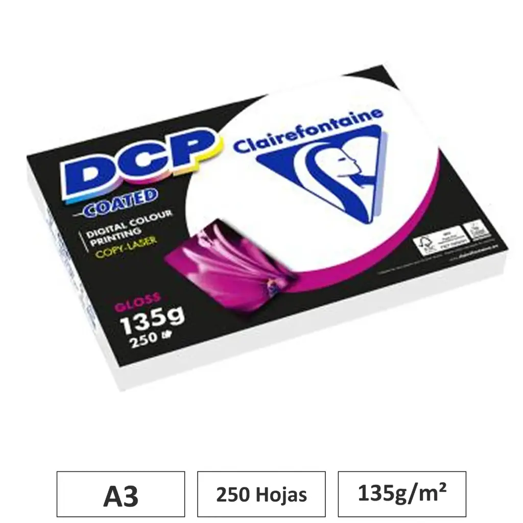 PAPEL BLANCO A3 250 HOJAS 135G - CLAIREFONTAINE