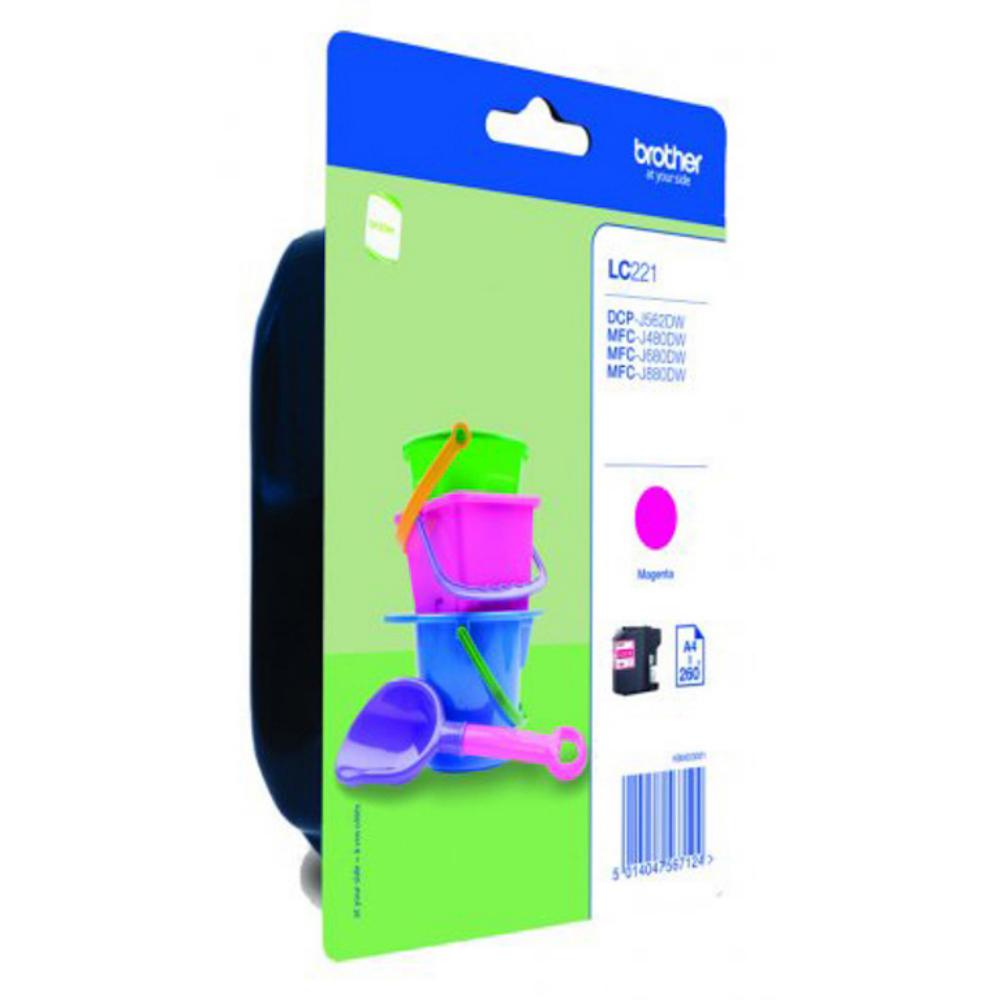 PACK 4 CARTUCHOS DE TINTA BROTHER LC1220VALBP