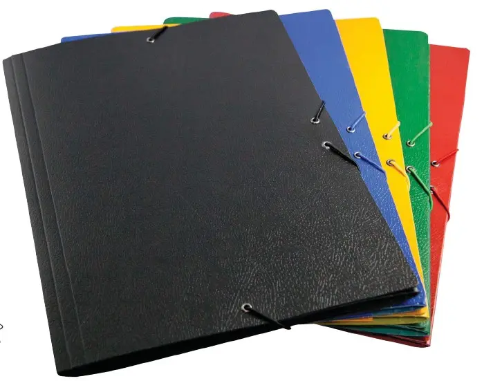 CARPETA MARIOLA CARTON GOFRADO AZUL FOLIO