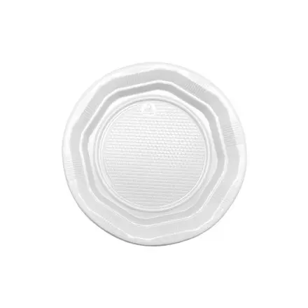PLATO PP BLANCO LLANO 10UDS REUTILIZABLE