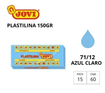 PLASTILINA JOVI MEDIANA 71 AZUL CLARO 150G