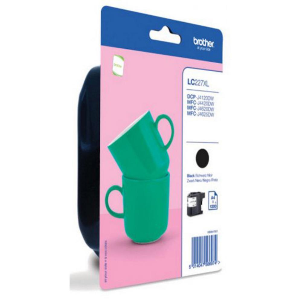 CARTUCHO DE TINTA BROTHER LC227XLBKBP NEGRO · ALTA CAPACIDAD