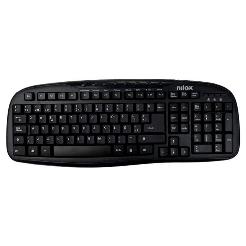 TECLADO NILOX USB MULTIMEDIA