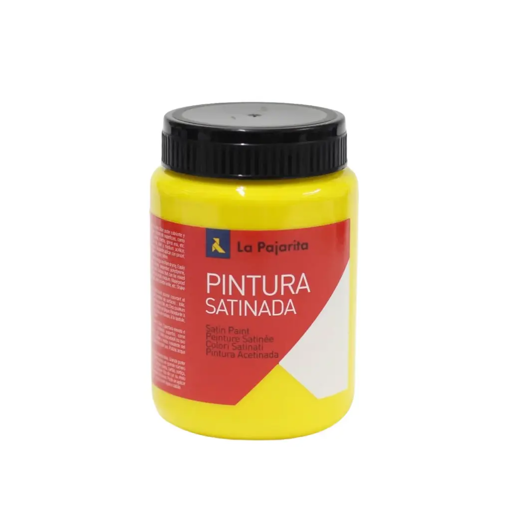 PINTURA SATINADA AMARILLO ORO 375ML L-02 LA PAJARITA