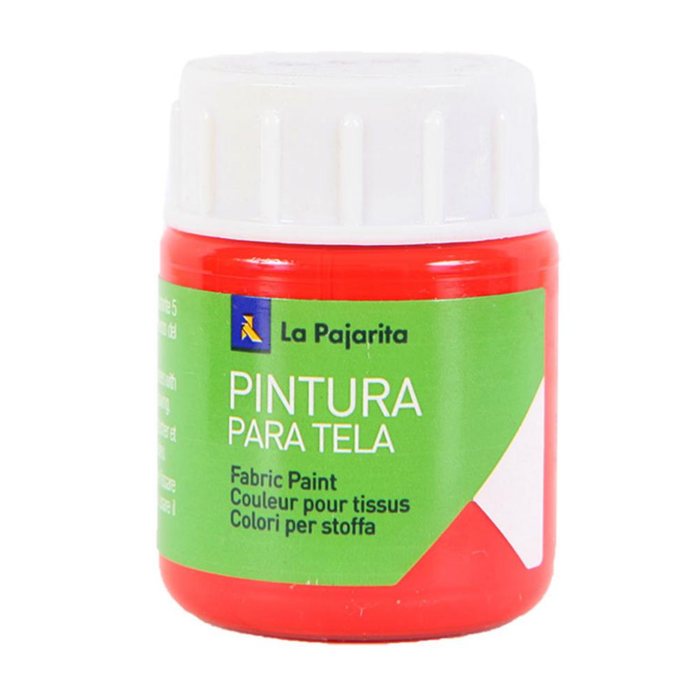 PINTURA PARA TELA T-06 ROJO 25ML LA PAJARITA