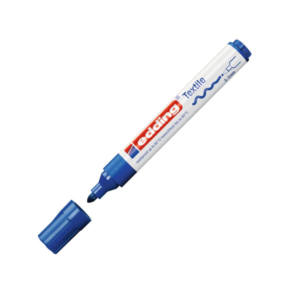 ROTULADOR EDDING 4500 AZUL PARA TELA