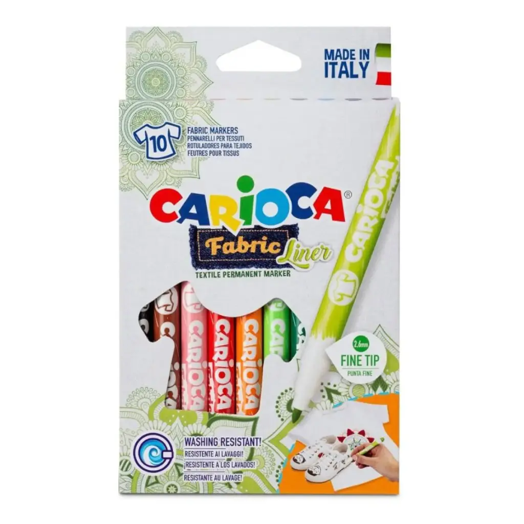 ROTULADORES PARA TEJIDOS 10 UNIDADES