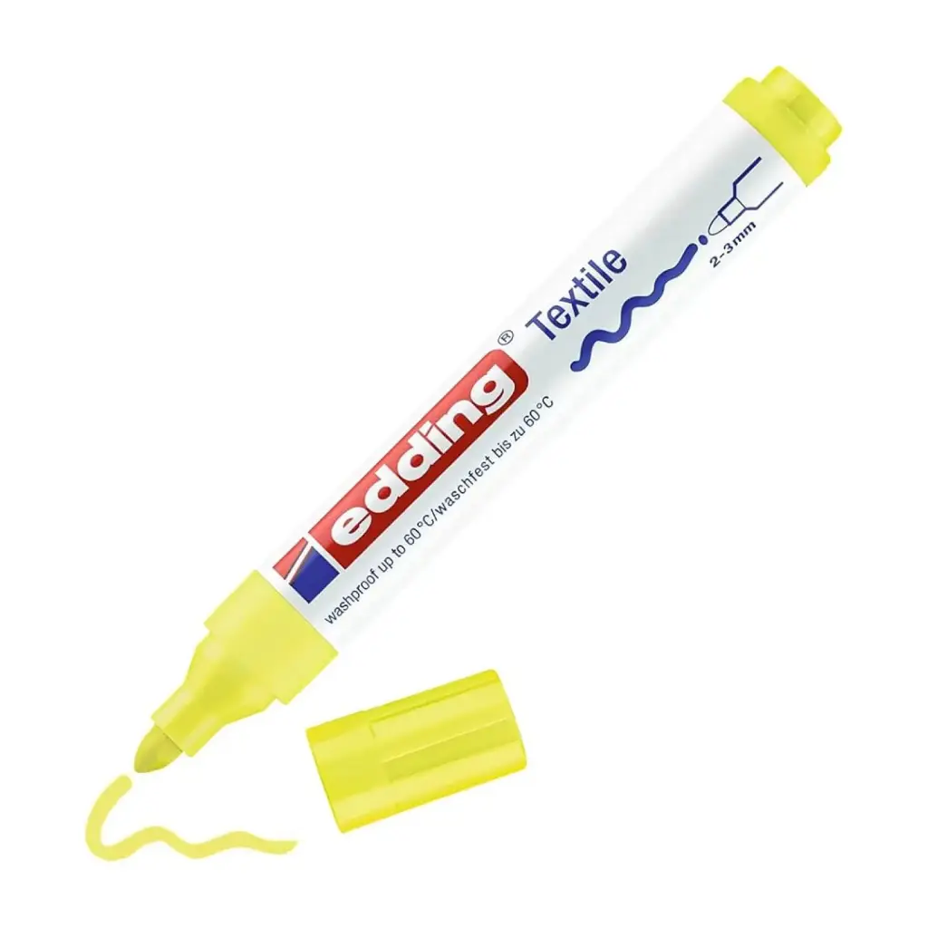 ROTULADOR EDDING 4500 AMARILLO PARA TELA