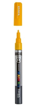 ROTULADOR ACRÍLICO LYRA 1MM AMARILLO GRADUATE MARK ALL
