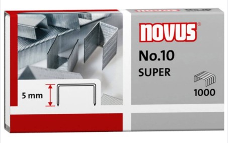 GRAPAS OFICINA 5 MM NOVUS NO 10