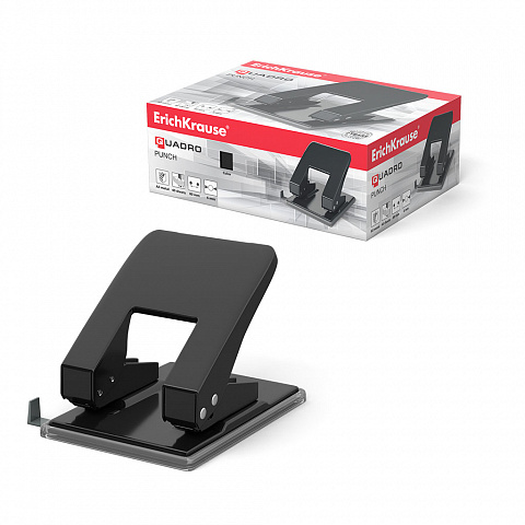 TALADRO ERICHKRAUSE QUADRO CLASSIC 2 AGUJEROS 20 HOJAS NEGRO