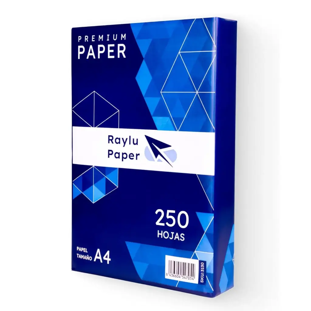 PAPEL RAYLU PAPER A4 PREMIUM 80GR 250 HOJAS