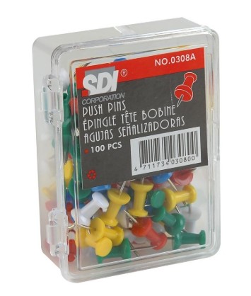 SEÑALIZADORES PUSH SURTIDO 100 UDS