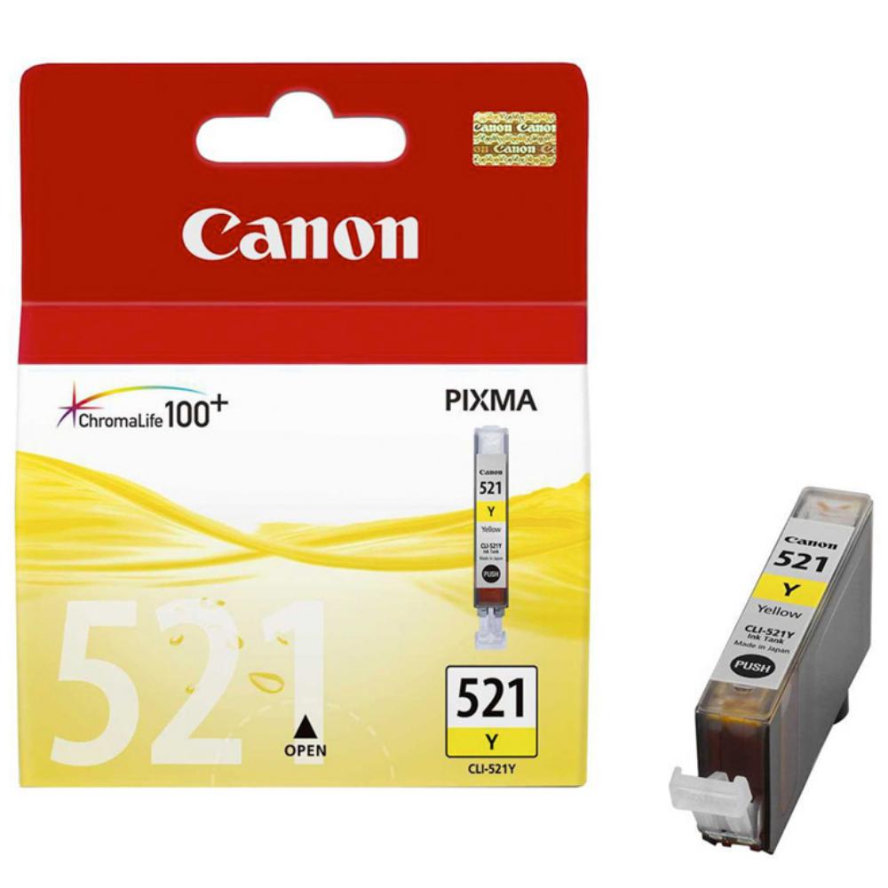CARTUCHO CANON 521 CLI521Y AMARILLO 2936B001AA