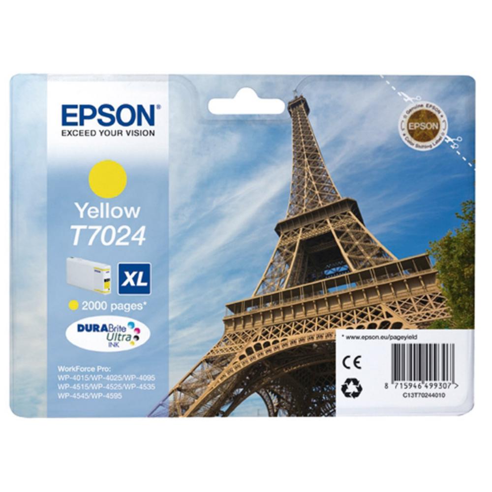 CARTUCHO EPSON T7024 AMARILLO *
