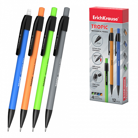PORTAMINAS ERICHKRAUSE TROPIC 0,5MM HB SOFT TOUCH